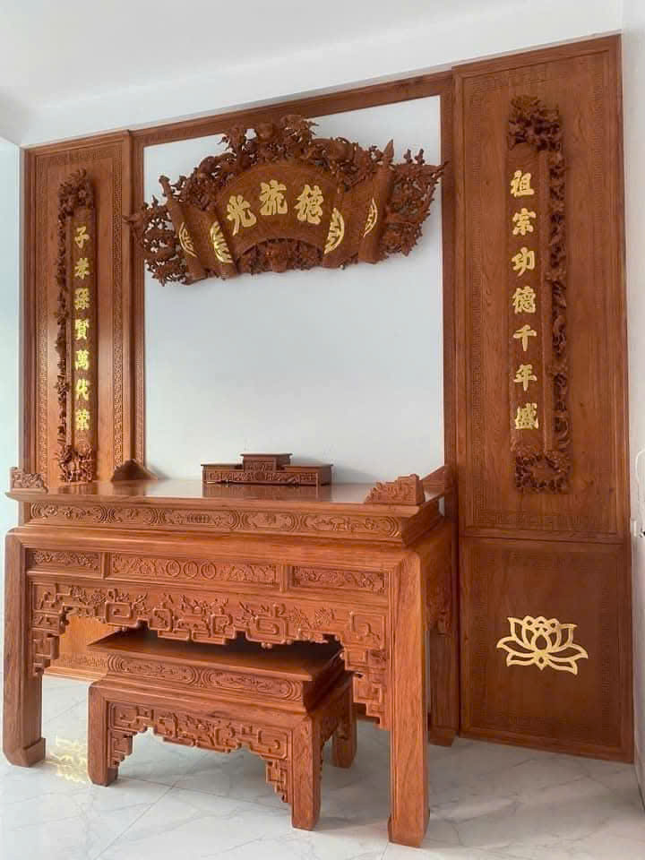 hoành phi câu đối cửa võng thiếp vàng đep